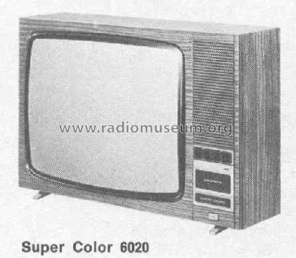 Super Color 6020; Grundig Radio- (ID = 436325) Television