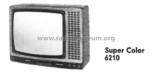 Super Color 6210; Grundig Radio- (ID = 2134717) Television