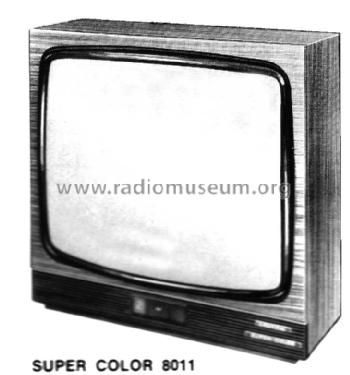 Super Color 8011; Grundig Radio- (ID = 2078665) Television