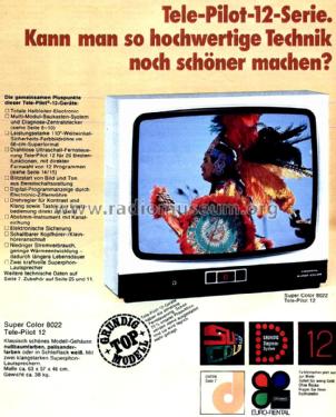 Super Color 8022; Grundig Radio- (ID = 2307579) Television