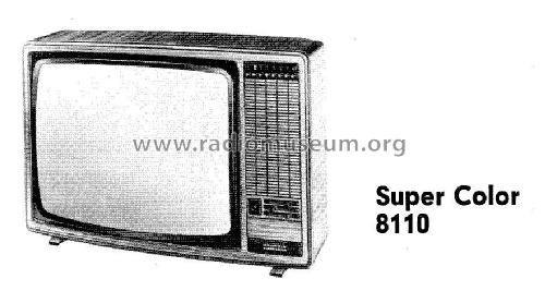 Super Color 8110; Grundig Radio- (ID = 2149628) Television