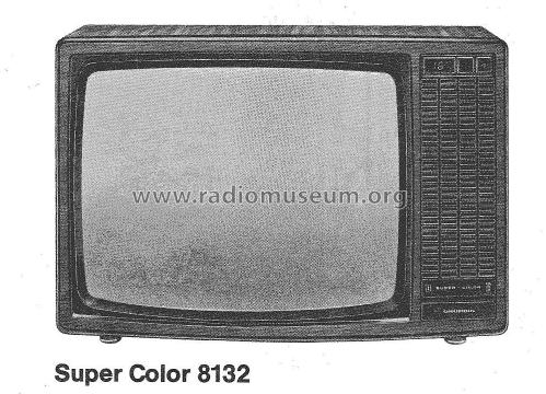 Super Color 8132; Grundig Radio- (ID = 2079870) Television