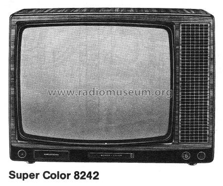 Super Color 8242; Grundig Radio- (ID = 2085623) Television