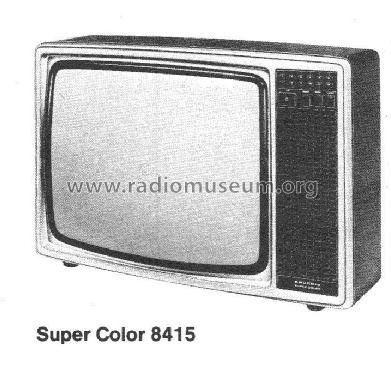 Super Color 8415; Grundig Radio- (ID = 2079047) Television