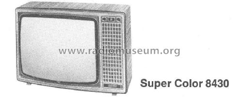 Super Color 8430; Grundig Radio- (ID = 2265686) Television