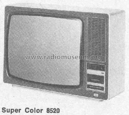 Super Color 8520; Grundig Radio- (ID = 438411) Television