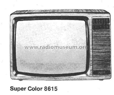 Super Color 8615; Grundig Radio- (ID = 2079795) Television