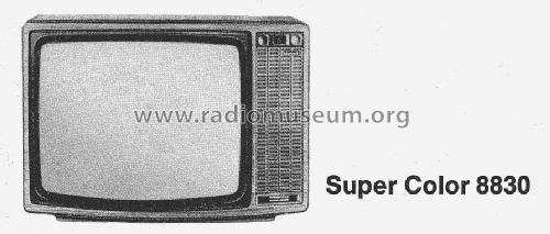 Super Color 8830; Grundig Radio- (ID = 2288304) Television