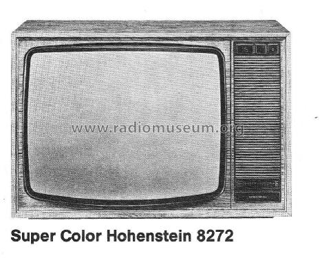 Super Color Hohenstein 8272; Grundig Radio- (ID = 2129971) Television