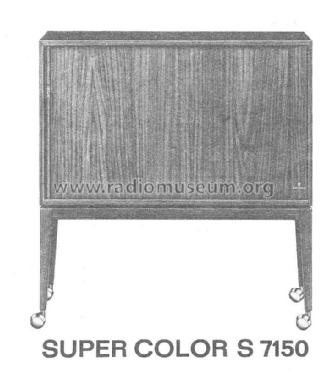 Super Color S 7150; Grundig Radio- (ID = 2233222) Television