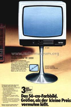 Super Color W 3200; Grundig Radio- (ID = 2332223) Television