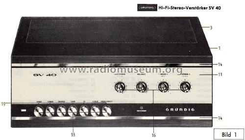 SV40; Grundig Radio- (ID = 2611583) Verst/Mix