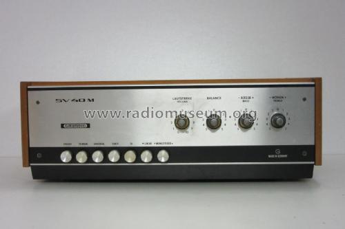 SV40M; Grundig Radio- (ID = 2012115) Ampl/Mixer