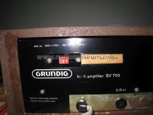 Hi-Fi Amplifier SV700; Grundig Radio- (ID = 1815080) Ampl/Mixer