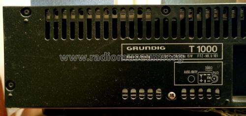 T1000; Grundig Radio- (ID = 2526502) Radio