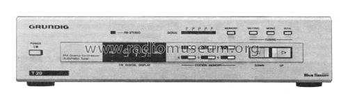 HiFi-Tuner T20; Grundig Radio- (ID = 167355) Radio