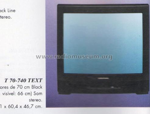 T70-740 Text; Grundig Radio- (ID = 2174083) Television