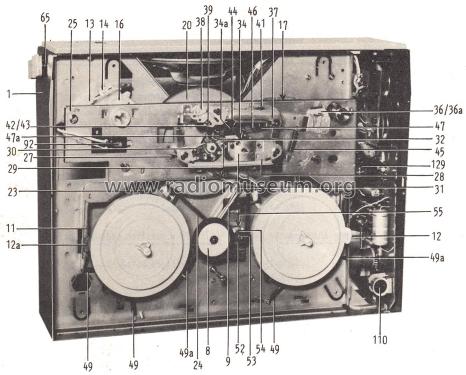 Vintage Grundig TK-120 Reel to Reel Tape Recorder, Nice