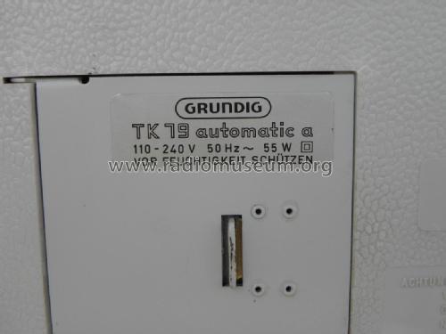 TK19 A Automatic ; Grundig Radio- (ID = 1990927) R-Player