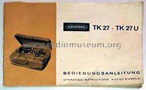 TK27 U; Grundig Radio- (ID = 2980568) R-Player