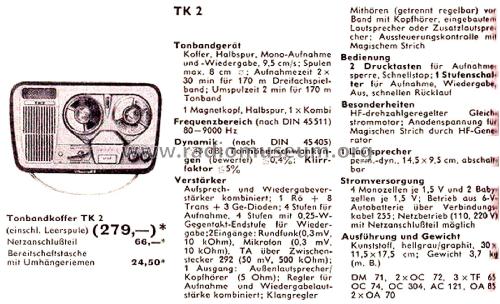 TK2; Grundig Radio- (ID = 2855009) R-Player