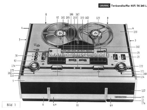 TK341 de Luxe; Grundig Radio- (ID = 2066376) R-Player