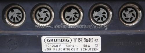 TK40A; Grundig Radio- (ID = 2762724) Sonido-V