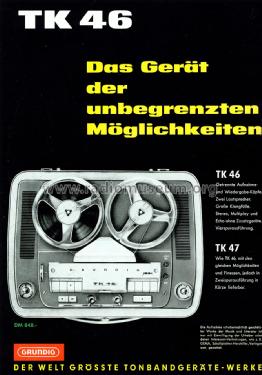 TK46; Grundig Radio- (ID = 1364835) Ton-Bild