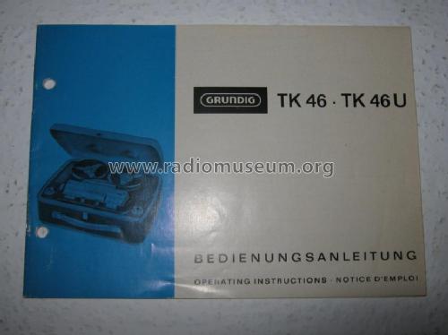 TK46b; Grundig Radio- (ID = 653802) R-Player