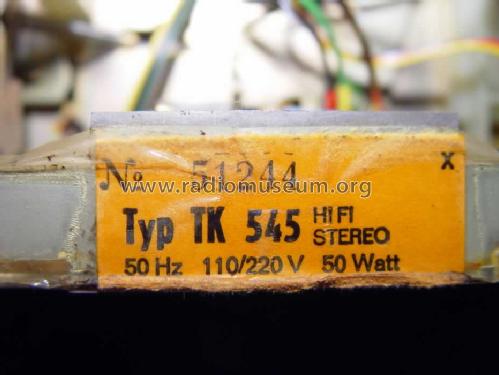 TK545 HiFi-Stereo; Grundig Radio- (ID = 974334) R-Player