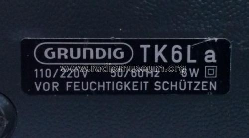 TK6La; Grundig Radio- (ID = 1778259) R-Player