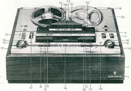 TM340; Grundig Radio- (ID = 1646526) Enrég.-R