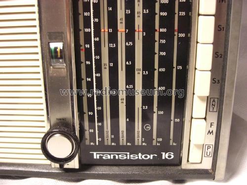 Transistor 16; Grundig Radio- (ID = 2294484) Radio