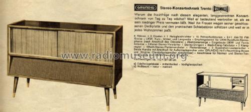 Trento F; Grundig Radio- (ID = 1100627) Radio