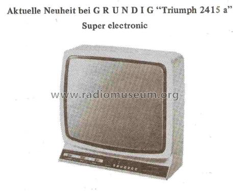 Triumph 2415a; Grundig Radio- (ID = 780558) Television