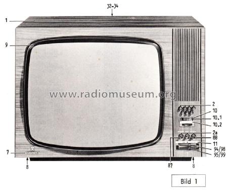 Triumph 24 Color; Grundig Radio- (ID = 2806476) Television