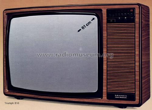 Triumph 816; Grundig Radio- (ID = 1494388) Television