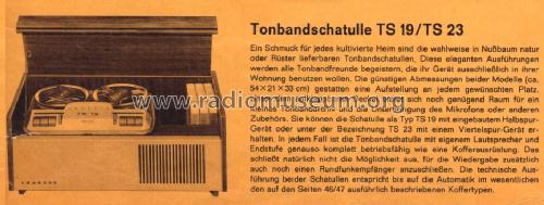 TS19; Grundig Radio- (ID = 1102645) R-Player