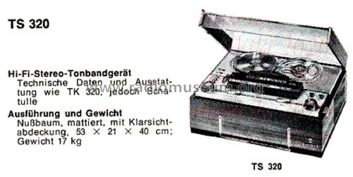 TS320 HiFi; Grundig Radio- (ID = 2871621) R-Player