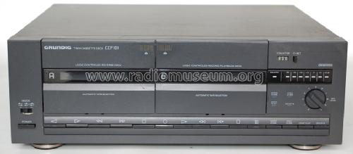 Twin Cassette Deck CCF 101; Grundig Radio- (ID = 1441870) R-Player