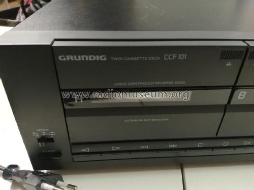 Twin Cassette Deck CCF 101; Grundig Radio- (ID = 2852261) R-Player