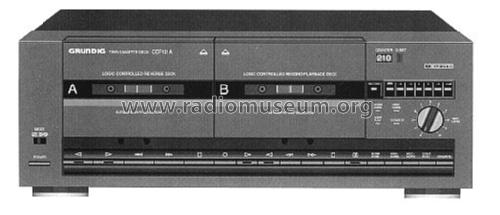 Twin Cassette Deck CCF 101A; Grundig Radio- (ID = 1385059) R-Player