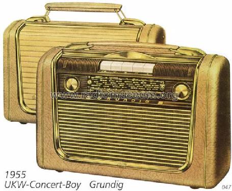 UKW-Concert-Boy 55; Grundig Radio- (ID = 252) Radio