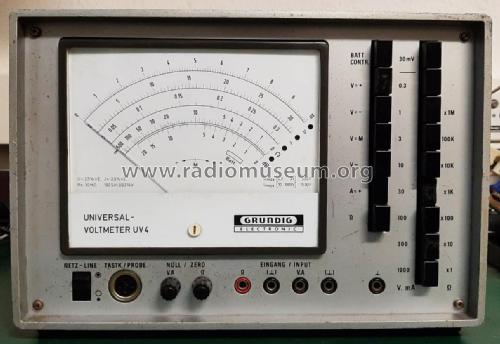 Universal-Voltmeter UV4; Grundig Radio- (ID = 2651879) Equipment