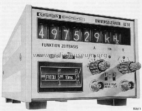 Universalzähler UZ56; Grundig Radio- (ID = 179090) Equipment