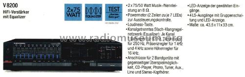 Verstärker V-8200; Grundig Radio- (ID = 2612373) Ampl/Mixer