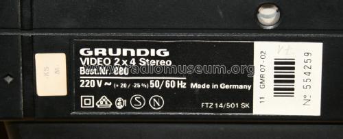 Video 2 x 4 stereo Bestell Nr. 880; Grundig Radio- (ID = 1648169) R-Player