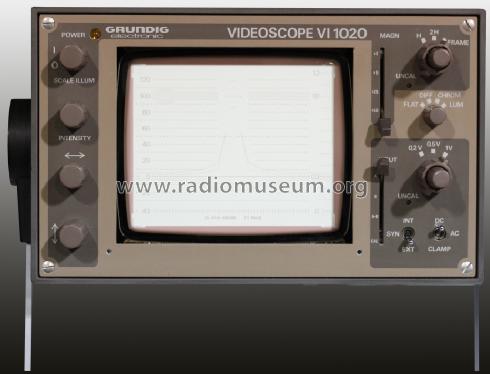 Videoscope VI 1020; Grundig Radio- (ID = 1449366) Ausrüstung