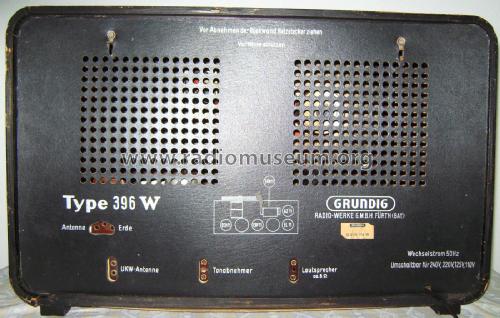 Weltklang 396W; Grundig Radio- (ID = 2341867) Radio