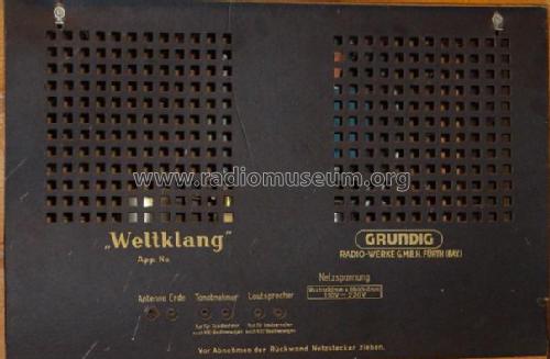 Weltklang-Super GW; Grundig Radio- (ID = 3519) Radio
